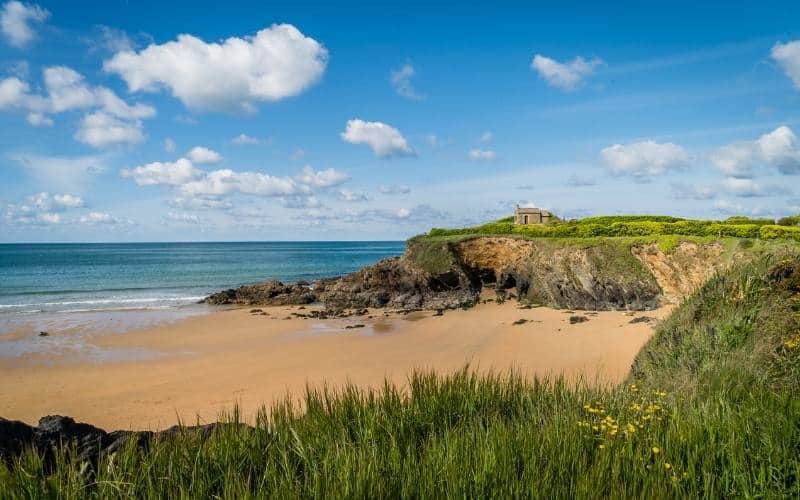 Plage de sable fin en Bretagne