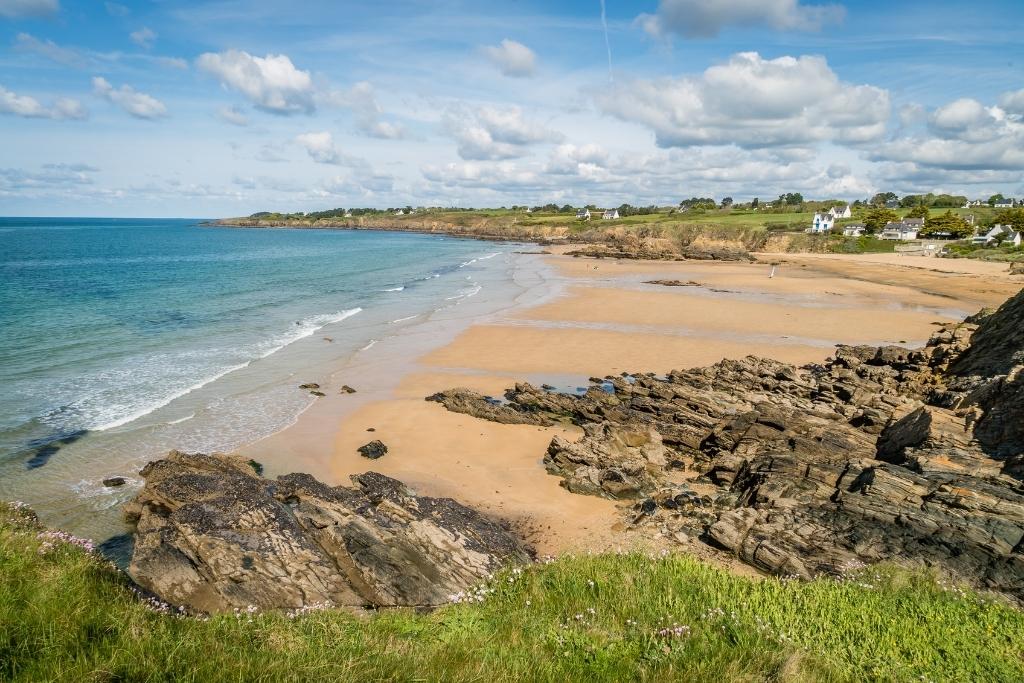 plage au pouldu camping pouldu le quinquis